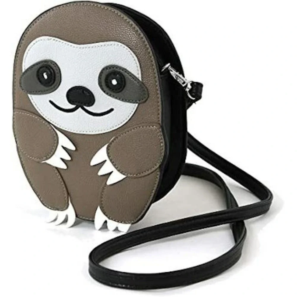 Sleepville‎ Critters Comeco Baby Sloth Crossbody Handbag Vinyl Purse NWT